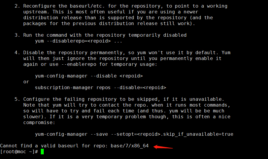 AnyRobot - 3.0.13 内核升级失败：Can't find a valid baseurl for repo_ base_7_x86_64